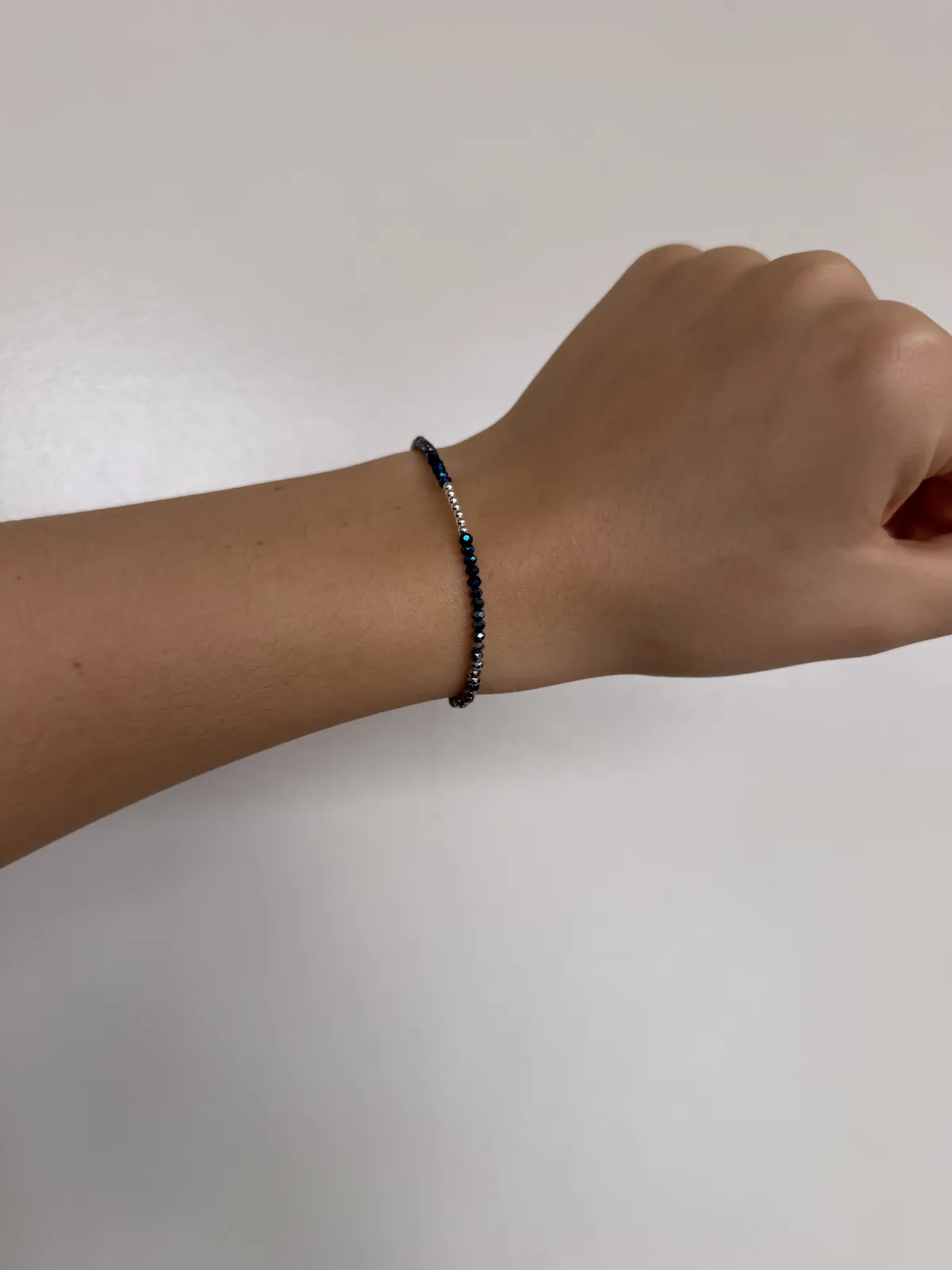 Pulsera azul degradada